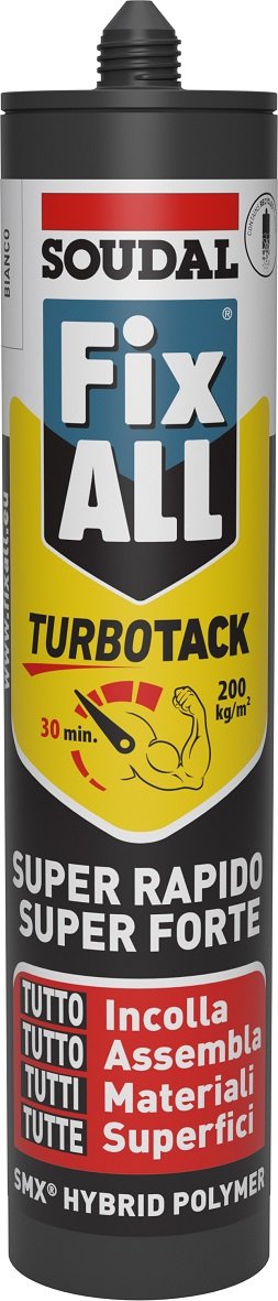 Soudal Fix ALL Adesivo Ibrido Polimero 290 Ml - Alta Presa Iniziale - Universale - Foto 3