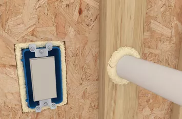 Filling of holes and cavities indoors