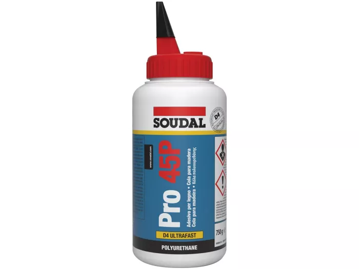 PRO 45P - Adesivo per legno PU Rapido 750g